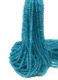 Natural Apatite Gemstone Beads, Genuine Gemstone Wholesale Jewelry Supplies for Jewelry Making, 4-5mm, 13" Strand