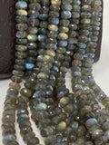 Labradorite Gemstone Beads, Bulk Wholesale Beads Jewelry Supplies for Jewelry Making, AAA Quality, 8-9mm , 8.75" Strand
