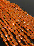 Natural Carnelian Gemstone Beads, Jewelry Supplies for Jewelry Making, Bulk Wholesale Beads, 9" Strand