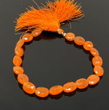 Natural Carnelian Gemstone Beads, Jewelry Supplies for Jewelry Making, Bulk Wholesale Beads, 9" Strand
