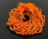 Natural Carnelian Gemstone Beads, Jewelry Supplies for Jewelry Making, Bulk Wholesale Beads, 9" Strand