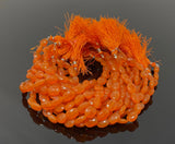 Natural Carnelian Gemstone Beads, Jewelry Supplies for Jewelry Making, Bulk Wholesale Beads, 9" Strand
