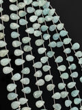 Amazonite Gemstone Beads, Jewelry Supplies forJewelry Making, Wholesale Beads, Bulk Beads, 8" Strand -16 Pcs Approx.