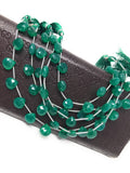 Green Onyx Beads, Gemstone Beads, Wholesale Beads, Bulk Beads, Jewelry Supplies for Jewelry Making, 8.5mm - 11mm, 8" Strand