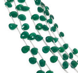 Green Onyx Beads, Gemstone Beads, Wholesale Beads, Bulk Beads, Jewelry Supplies for Jewelry Making, 8" Strand