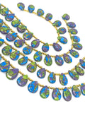 Mohave Copper Turquoise Beads, Gemstone Beads Turquoise Beads, Jewelry Supplies, Bulk Wholesale Beads, 8" Strand