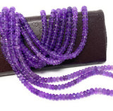 Natural Amethyst Beads, Jewelry Making Supplies, Wholesale Beads, Gemstone Beads, Bulk Beads, 9"Strand