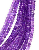 Natural Amethyst Beads, Jewelry Making Supplies, Wholesale Beads, Gemstone Beads, Bulk Beads, 9"Strand