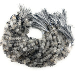 Natural Rutile Beads, Gemstone Beads, Jewelry Supplies for Jewelry Making, Wholesale Beads, Bulk Beads, AAA+ Quality 7-8mm 9" Strand