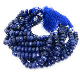 Sodalite Gemstone Beads, Natural Gemstone Beads, Beading Supplies for Jewelry Making, Wholesale Beads, Bulk Beads, 8-9mm, 8"Strand