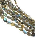 Labradorite Gemstone Beads, Bulk Wholesale Beads, Jewelry Supplies for Jewelry Making, Labradorite Beads, 8" Strand