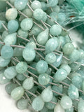 Amazonite Gemstone Beads, Jewelry Supplies forJewelry Making, Wholesale Beads, Bulk Beads, 8" Strand -19 Pcs Approx.