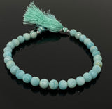 Amazonite Gemstone Beads, Jewelry Supplies forJewelry Making, Wholesale Beads, Bulk Beads, 8-10mm, 10" Strand