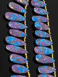Mohave Copper Turquoise Beads, Gemstone Beads, Healing Crystal Beads, Turquoise Beads, Jewelry Supplies, Bulk Wholesale Beads, 8" Strand