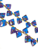 Mohave Copper Turquoise Beads, Gemstone Beads, Healing Crystal Beads, Turquoise Beads, Jewelry Supplies, Bulk Wholesale Beads, 8" Strand