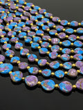 Mohave Copper Turquoise Beads, Gemstone Beads, Healing Crystal Beads, Turquoise Beads, Jewelry Supplies, Bulk Wholesale Beads, 8" Strand