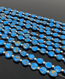 Mohave Blue Copper Turquoise Gemstone Beads, Turquoise Beads, Wholesale Bulk Beads for DIY Jewelry Making, Jewelry Supplies, 20 Pcs