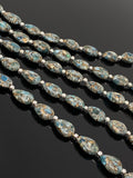 Mohave Neon Apatite Copper Turquoise Beads, Gemstone Beads, Healing Crystal, Apatite Beads, Jewelry Supplies, Bulk Beads, 8" Strand