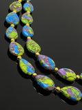 Mohave Copper Turquoise Beads, Gemstone Beads Turquoise Beads, Jewelry Supplies, Bulk Wholesale Beads, 8" Strand