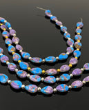 Mohave Copper Turquoise Beads, Gemstone Beads, Healing Crystal Beads, Turquoise Beads, Jewelry Supplies, Bulk Wholesale Beads, 8" Strand