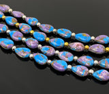 Mohave Copper Turquoise Beads, Gemstone Beads, Healing Crystal Beads, Turquoise Beads, Jewelry Supplies, Bulk Wholesale Beads, 8" Strand