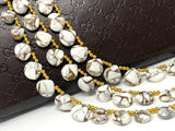 Mohave Copper Howlite Beads, Gemstone Beads, Wholesale Bulk Beads for DIY Jewelry Making, Jewelry Supplies, 8" Strand