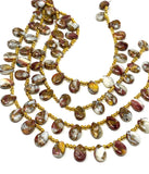 Natural Spiny Oyster Copper Turquoise Beads, Turquoise Beads, Gemstone Beads, Bulk Beads, 8" Strand