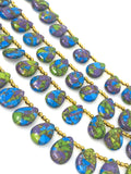 Mohave Copper Turquoise Beads, Gemstone Beads Turquoise Beads, Jewelry Supplies, Bulk Wholesale Beads, 8" Strand