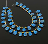 Sky Blue Copper Turquoise Gemstone Beads, Turquoise Beads, Mohave Turquoise Beads, Jewelry Supplies, Bulk Wholesale Beads, 8" Strand