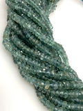 7.5" Natural Tourmaline Beads, Gemstone Beads, Paraiba Tourmaline Beads, Indicolite Tourmaline Beads, Bulk Wholesale Beads, 3mm - 4.5mm
