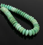 8" Natural Chrysoprase Gemstone Beads - German Cut Saucer Beads, Bulk Wholesale Beads