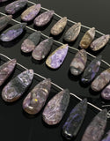 Natural Charoite Gemstone Beads, Jewelry Supplies for Jewelry Making, Wholesale Beads, Bulk Beads, 8” Strand