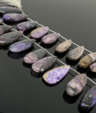 Natural Charoite Gemstone Beads, Jewelry Supplies for Jewelry Making, Wholesale Beads, Bulk Beads, 8” Strand