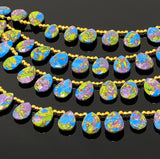 Mohave Copper Turquoise Beads, Gemstone Beads Turquoise Beads, Jewelry Supplies, Bulk Wholesale Beads, 8" Strand