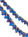 Mohave Copper Turquoise Beads, Gemstone Beads, Healing Crystal Beads, Turquoise Beads, Jewelry Supplies, Bulk Wholesale Beads, 8" Strand