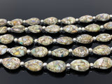 Mohave Opal Copper Turquoise Gemstone Beads, Mohave Turquoise Beads, Jewelry Supplies, Bulk Wholesale Beads, 8" Strand