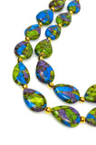 Mohave Copper Turquoise Beads, Gemstone Beads Turquoise Beads, Jewelry Supplies, Bulk Wholesale Beads, 8" Strand