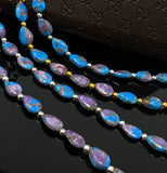 Mohave Copper Turquoise Beads, Gemstone Beads, Healing Crystal Beads, Turquoise Beads, Jewelry Supplies, Bulk Wholesale Beads, 8" Strand