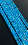 Arizona Turquoise Gemstone Beads, Turquoise Heishi Beads, Jewelry Supplies for Jewelry Making, Wholesale Beads, Bulk Beads, 13” Strand