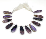 Natural Charoite Gemstone Beads, Jewelry Supplies for Jewelry Making, Wholesale Beads, Bulk Beads, 8” Strand