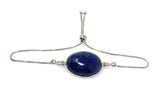 Lapis Lazuli Gemstone Bracelet, Sterling Silver Bolo Bracelet, AAA Quality Lapis Lazuli Bracelet, Gifts for Her