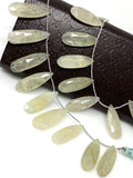 Aquamarine Gemstone Beads, Rare Natural Aquamarine Beads, Wholesale Bulk Beads, 28mm - 40mm, 8” Strand / 13- 14 Pcs approx.