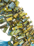 8 Pcs Natural Boulder Opal Gemstone Beads, Jewelry Supplies for Jewelry Making, Wholesale Beads, Bulk Beads, 22mm - 26mm