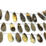 Natural Septarian Beads, Gemstone Beads, Jewelry Supplies for Jewelry Making, Wholesale Beads, Bulk Beads, 7.5”Strand/ 12 Pcs
