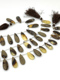 Natural Septarian Beads, Gemstone Beads, Jewelry Supplies for Jewelry Making, Wholesale Beads, Bulk Beads, 7.5”Strand/ 12 Pcs