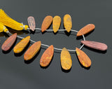 Natural Mookaite Jasper Beads, Gemstone Beads, Jewelry Supplies for Jewelry Making, Wholesale Beads, 7.75” Str/ 12 Pcs