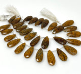 Natural Mariam Jasper Gemstone Beads, Jewelry Supplies, Wholesale Bulk Beads , 25mm - 31mm, 8”Strand/ 14 Pcs