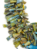 8 Pcs Natural Boulder Opal Gemstone Beads, Jewelry Supplies for Jewelry Making, Wholesale Beads, Bulk Beads, 22mm - 26mm