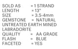 Labradorite Gemstone Beads, Bulk Wholesale Beads for Jewelry Making, Natural Faceted Labradorite Beads , 13" Strand