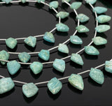 Amazonite Gemstone Beads, Jewelry Supplies forJewelry Making, Wholesale Beads, Bulk Beads, 8" Strand